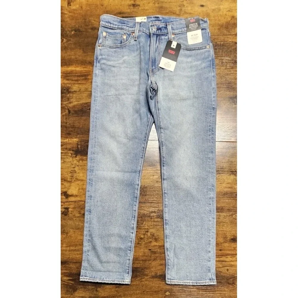 Levi's Premium 511 Slim Fit Men's‎ Stretch Selvedge Jeans 31x30 Big E Denim NWT